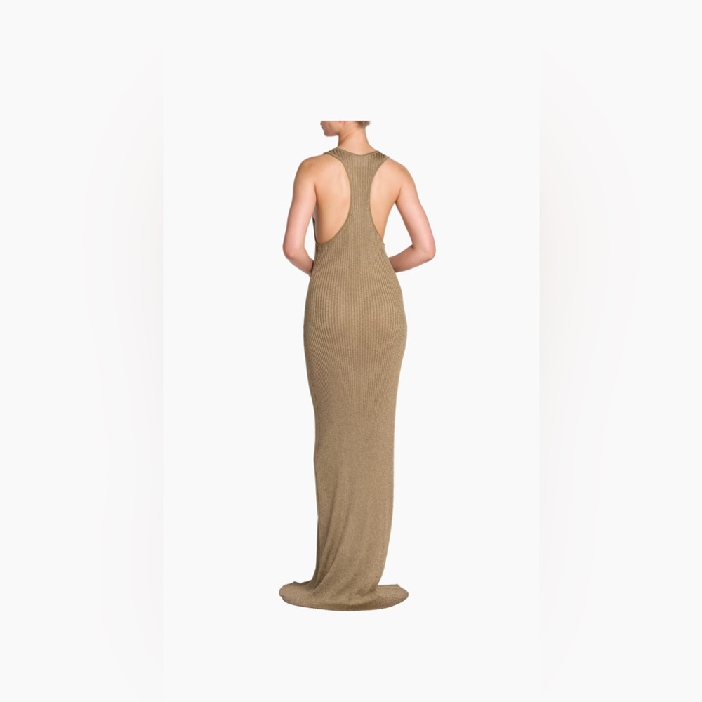 Stella McCartney
Sparkle Racerback Maxi Dress color gold size 42 US 6/8